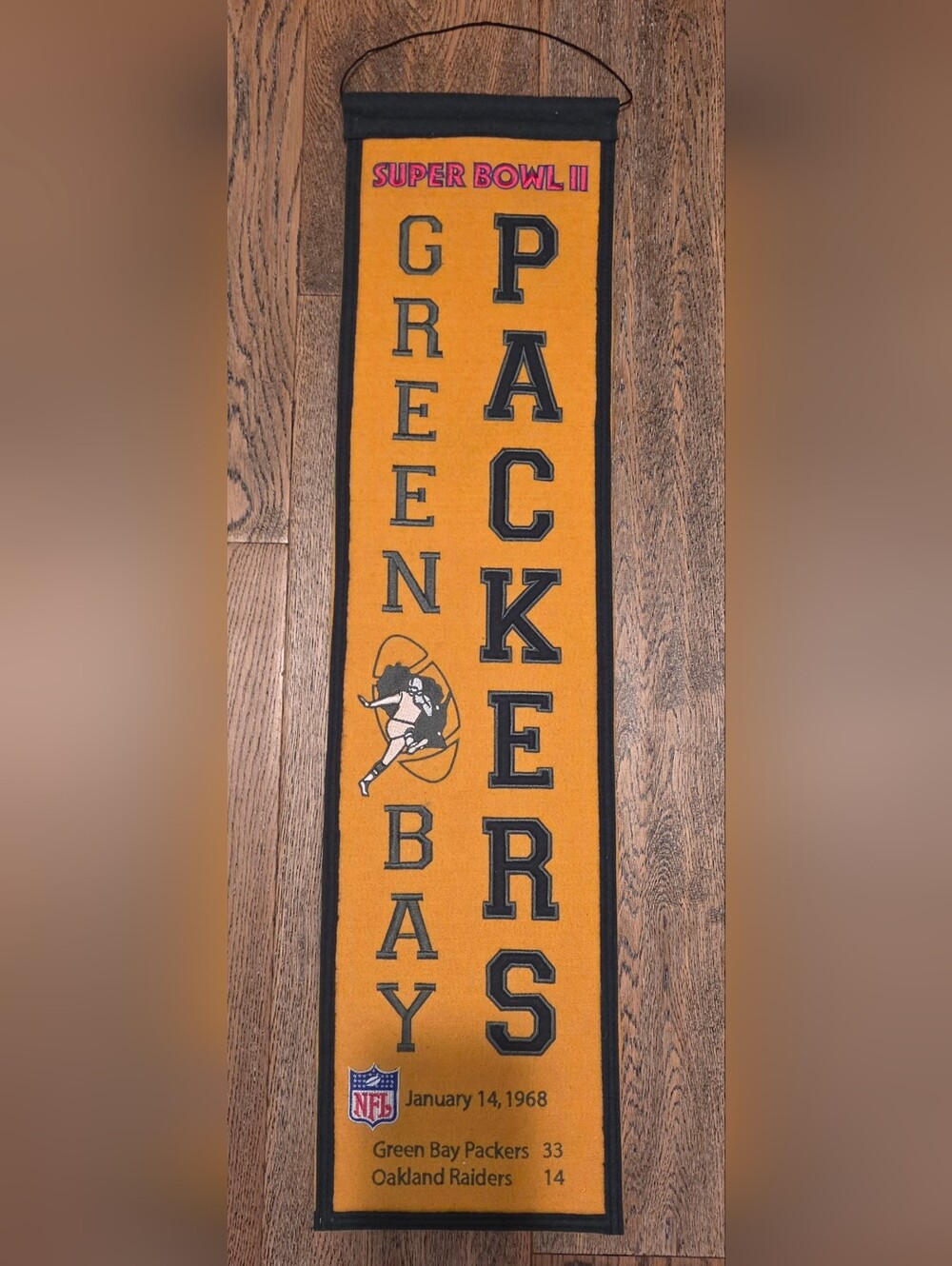 Winning Streak - NFL - Green Bay Packers - Banner / Pennant - Super Bowl II
